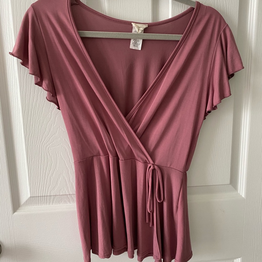Pink blouse